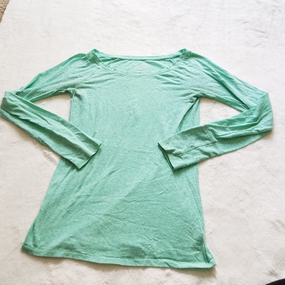 American Eagle Outfitters Tops - American Eagle Mint Long Sleeve Shirt